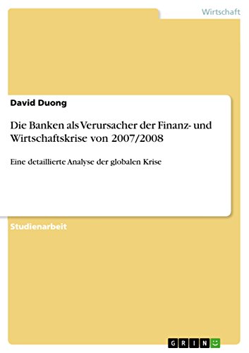 Amazon Com Die Banken Als Verursacher Der Finanz Und