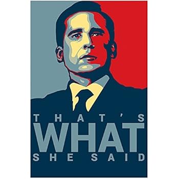 Michael Scott's Funny Motivational Poster.."That's What" Print 12 X 18 inch, Rolled