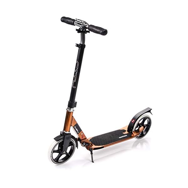 monopattino con cavalletto con freno da bicicletta 1