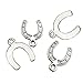 Housweety 30pcs Horseshoes Charms Pendants for Bracelet Necklace Jewerly Making