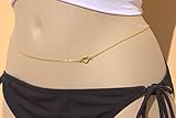 Boosic Waist Belly Chain Turquoise Charm Sexy Bikini Body Jewelry for Women