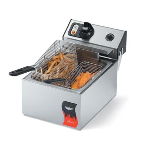 Click Here to See More Images Vollrath (40706) 10 Lb. Standard-Duty 220V Electric Countertop Fryer - Cayenne Series