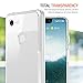 Trianium CLARIUM Series Case for Google Pixel 3 XL (2018) Premium Pixel 3XL Phone Case Clear Cover [Shock Absorption TPU + PC Back] Reinforced Corner Cushion/Scratch Resistant Protection - Clear