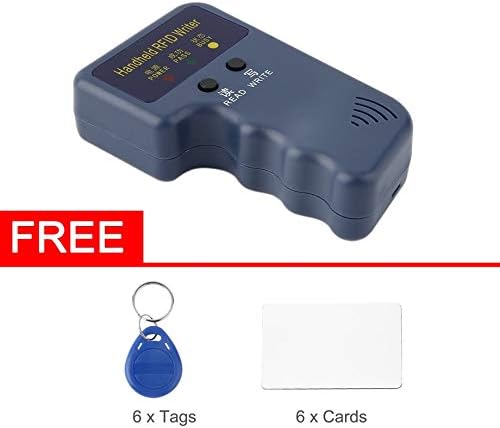 Professional Handheld RFID 125KHz ID Card Copier Protable Duplicator Durable 6 Writable Tags 6 Writable Cards