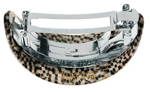 France Luxe Ponytail Barrette - Opera Silver