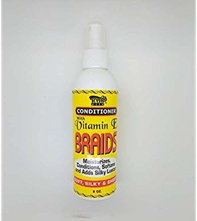 Hair Vite Conditioner VITAMIN E BRAIDS MOISTURIZER SPRAY 8.OZ
