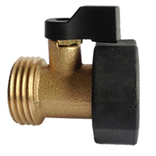 Heavy Duty Brass Garden Hose Connector Shut Off Valve Water