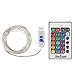 Homestarry Fairy String Remote Firefly Twinkle Multicolor, 33 ft 100 LED's,USB Plug-in, Silver Wire, Waterproof Lights for Bedroom Party Decoration Wedding, 16 Colors Option
