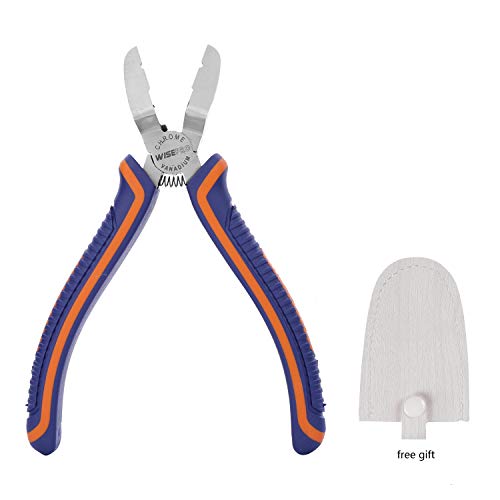 WISEPRO Multifunctional Diagonal Side Cutting Pliers Car Trim Panel Clip Cutter Puller Fastener Rivets Remover,Multipurpose Cutting Pliers Great for Automotive Interior Plastic Clip Removal