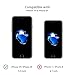 Privacy Glass Screen Protector for iPhone 7Plus 8 Plus, [2Packs,Black + Clear] Soft Edge Tempered Glass Compatible with iPhone 7Plus 8 Plus, Anti-Peep & Crack, Case Friendly