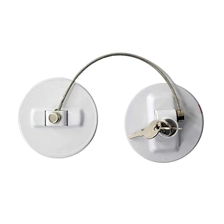 Ywoow Home Mens Refrigerator Key Lock Safety Lock Window Refrigerator Safety Limit Lock