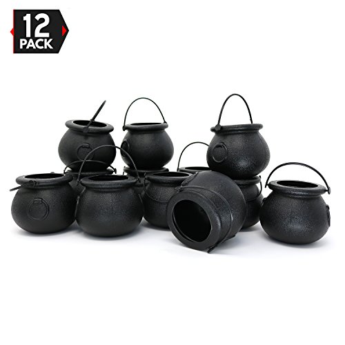 Candy Cauldron Kettles - 1 Dozen Party Decoration Supplies by Big Moâ€™s Toys