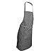 Striped Apron by ObviousChef Adult Professional Apron - Single Pocket - Fully Adjustable (1, Striped)