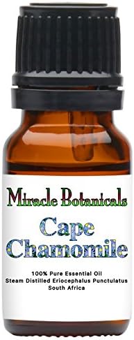 Miracle Botanicals Wildcrafted Cape Chamomile Essential Oil - Indigenous South African 100% Pure Eriocephalus Punctulatus (10ML)