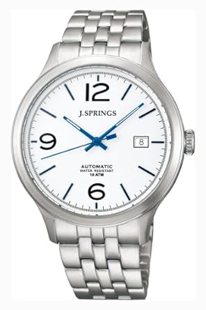 J. Springs Herren-Armbanduhr Classic Analog Automatik Edelstahl BEA015