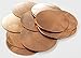 Copperlab 2-5/8 Inch Round Circle Disc Copper - Metal Stamping Blank Engraving Tag - 16 Oz Copper - 12 Blanks