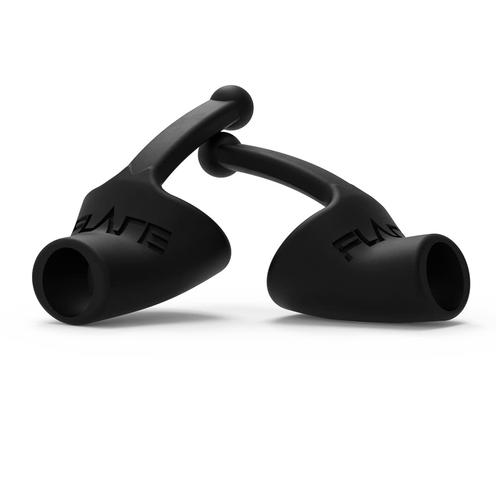 Flare Calmer Night Mini – Small Sleeping Ear Plugs Alternative – Reduce Annoying Noises Without Blocking Sound – Extra Soft Reusable Silicone – Black