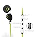 Wireless Earbuds, Bluenin Bluetooth Headphones Runner Headset Sports Earphones with Mic and Sweatproof for iPhone 7 6s 6 for Running, Gym, Exercise and Workout (818 Green)