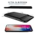 iPhone X Battery Case,Proker 3200mAh Slim External Charger Case Portable Protective Charging Case for iPhone X 5.8inch Extended Battery Pack [Support Lightning Headset](Black)