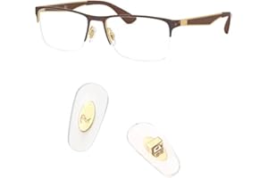 HiCycle2 Replacement Push-in Nose Pads for RayBan RB6335 RB3549 RB4071 RB6336 RB7140 RB8415 Sunglasses Eyglasses Repair-Kits (Gold)