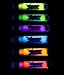 GLOMINEX 6 Pieces - 1 oz Glow in The Dark Paint Tubes for Paintings and Events - Assorted Colors