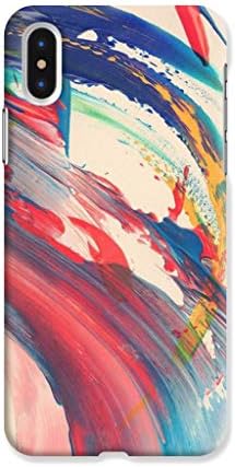 AUS Back Cover with Color Splash Pattern Printed Lightweight Hard Case Or Mobile Cover for Apple iPhone X