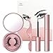 Magnetic Eyeliner, Reusable Magnetic Eyeliner and Magnetic Eyelash Kit, Magnetic Eyelash Kit With Mirror and Tweezers Inside, Best Magnetic Eyeliner and Magnetic Eyelash Kit for Beautiful Eyelashes