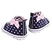 WAYLONGPLUS Infant Canvas Soft Sole Anti-Slip Prewalker Toddler Crib Shoes Love Print Sneaker (Pink Size 2)