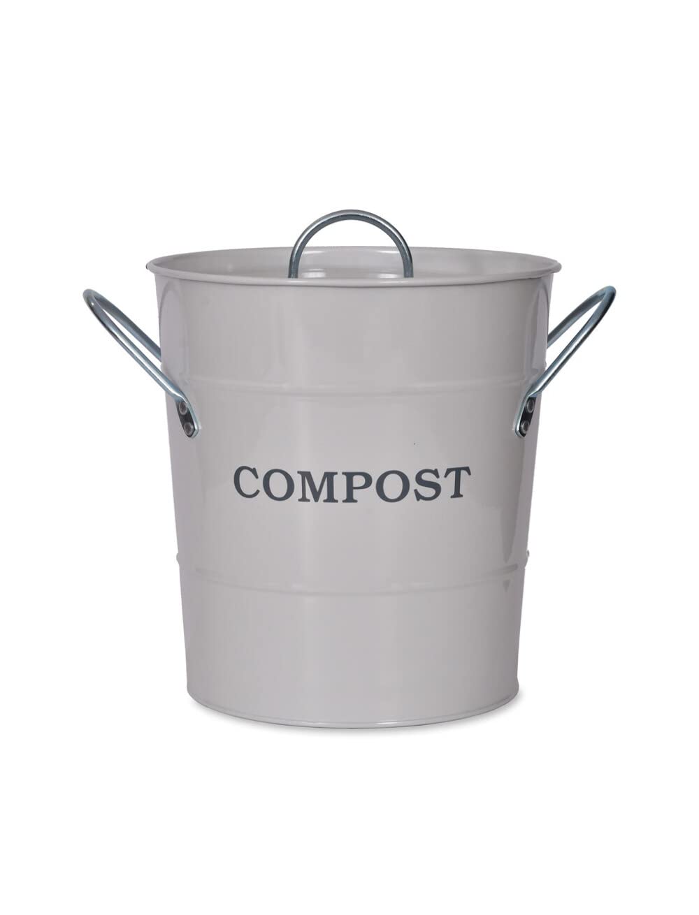 3.5L Compost Bucket by Garden Trading | Crafted in Powder Coated Steel | H22 X W25 X D20cm