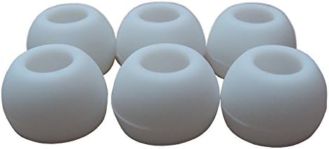 Cresyn C230E New White Single Flange Silicone Ear Tips, Large, 6 pcs.