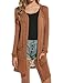 Meaneor Women's Casual Open Front Long Sleeve Knitted Cardigan Sweater
