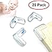 Table Corner Protectors for Baby Safety - 20 Pack Baby Safety Clear Furniture Corner Guards Corner Protector with 3M Adhesive, L-Shaped (Clear)