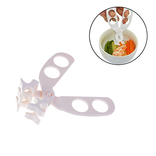 Yiphates Baby Food Scissor, Portable Food Scissor Cutter Masher Chopper, Home and Kitchen Food Slicer Shears (Comes with Travel Storage Case)