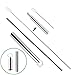 Reusable Telescopic Drinking Straw, Portable Food-grade Stainless Steel Drinking Straw with Aluminum Case ＆ Cleaning Brush, Ideal for Home, Travel, Party, Outdoor, Gym, Office
