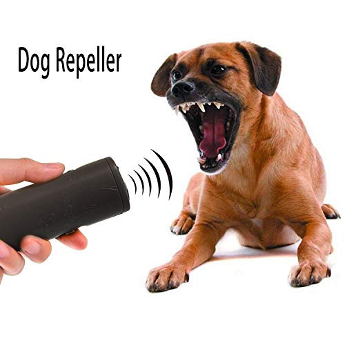 MEIREN Anti Barking Device Ultrasonic Dog Trainer Infrared Dog Deterrent & Bark Stopper (Gray)