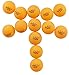 MAPOL 50- Pack Orange 3-Star Premium Ping Pong Balls Advanced Training Table Tennis Ball