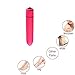MaDD, Multi Speed Mini Electric G-spot Massager/Vibes, Waterproof 10-Frequency Portable Bullet Vibrator Sex Toy for Adult Women Kit Includes Storage Bag (Pink)