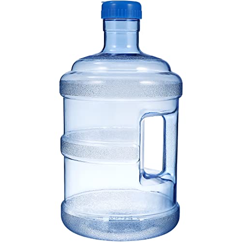 Empty 5L Water Jug, Plastic Mineral Water Bottle With Handle Reusable