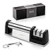 Kitchen Knife Sharpener by Crynson | Sturdy Stainless Steel Sharpening Tool for all types of Knifes