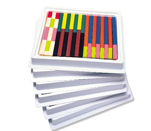 Learning Resources Cuisenaire Rods Multi-Pack: Plastic Rods, 6 Sets of 74