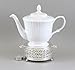 Silver-plated Filigree Design Teapot Warmer