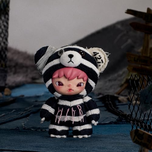 POP MART Hirono Plush Pendant Collectible Doll Blind Box Fashion Keychains Decor, Ideal Gift