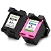 GREENBOX Re-Manufactured Ink Cartridge Replacement for HP 61XL 61 XL Used in Envy 4500 5530 5534 5535, Deskjet 2540 1000 1010 1512 1510 Officejet 4632 4634 4635 Printer (1 Black 1 Tri-Color)