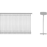 Acuteye 1 Inch Standard Tagging Attachments, 5000 Pieces, 50 Per Clip (Transparent Color)