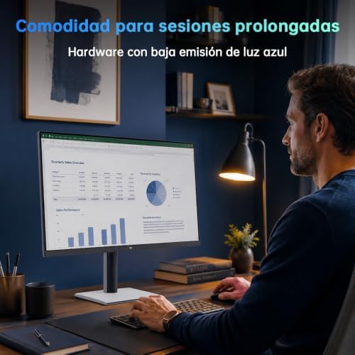 Monitor de gaming H27E6S 27 polegadas, QHD 2560 x 1440, 240 Hz (OC 275 Hz), IPS rápido, 1 ms, HDR400, FreeSync e G-Sync, cuidados oculares, VESA 100 x 100, suporte de ajuste de altura, HDMI 2.0, DisplayPort 1.4