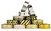Decorative Craft Masking Washi Tape (Set of 12 Rolls) - Gold Black and Silver Japanese Paper Tape - By United Tapes