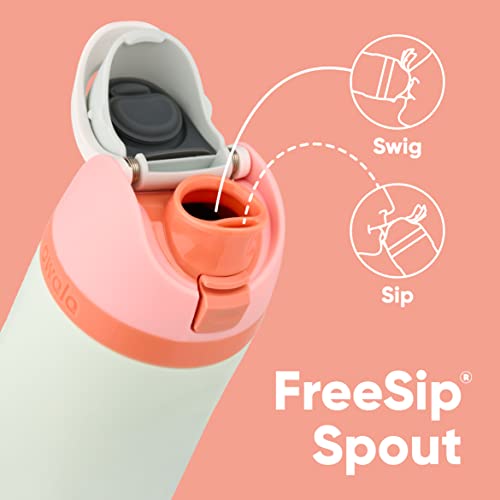 Owala FreeSip Insulated Stainless Steel Water Bottle with Straw for