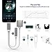 Headphones Adapter for iphone splitter audio and charge 3.5mm Jack Adapter Dongle Earphone Connector for iPhone Xs/Xs Max/XR/X（10）8/8 Plus/7/ 2 in 1 Cables Charge & Aux Audio Support iOS Latest systemthumb 3