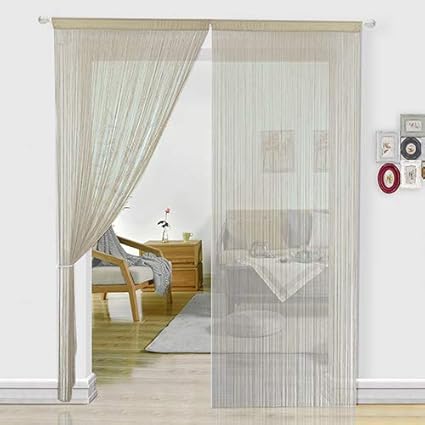 Amazon Com Hsylym String Curtains For Living Room Kitchen Decor