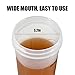 Clearance Sale- Mix Whip Blend & Shake Clear Classic Colored Screw Top Shaker Bottle Sport Mixer Smoothie Protein Weight Loss Shakes & Powders20oz Black)